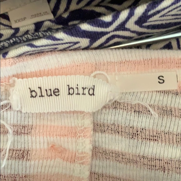 Peach and cream striped crop top - Picture 6 of 6